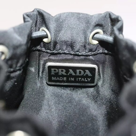 PRADA Pouch Nylon Black Auth bs8923 - Picture 6 of 16